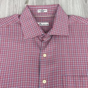 Peter Millar Men's Button Down Shirt Size: Large Long‎ Sleeve